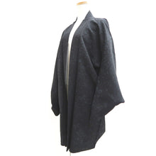Load image into Gallery viewer, Haori Jacket Vintage(1950-1980) Black Butterfly Flower Silk #10673D1