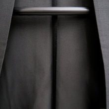 Load image into Gallery viewer, Haori Jacket Black Sheer Chrysanthemum Ryusui Silk #10964F3