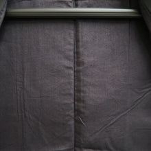 Load image into Gallery viewer, Men's Kimono Vintage(1950-1980) Black Montsuki Habutae Silk #10867E4