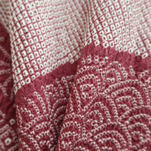 Load image into Gallery viewer, Haori Jacket Vintage(1950-1980) Magenta Shibori Seigaiha Silk #10036C4