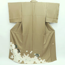 Load image into Gallery viewer, Kimono Light Khaki Cherry Blossom Tall Silk #9946B5