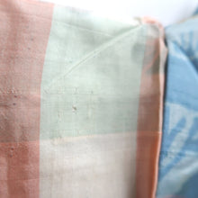 Load image into Gallery viewer, Haori Jacket Vintage(1920-1950) Light Gray Light Blue Meisen Silk #11002F5