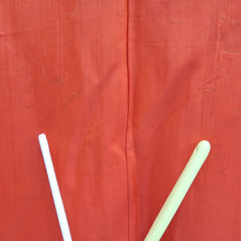 Load image into Gallery viewer, Juban Vintage(1920-1950) Red Crane Birds Silk #10366F4