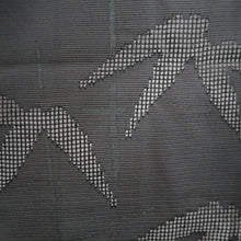 Load image into Gallery viewer, Haori Jacket Vintage(1950-1980) Black Sheer Bamboo leaf Silk #10894E4