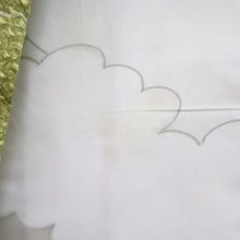 Load image into Gallery viewer, Haori Jacket Vintage(1950-1980) Light Green White Shibori Cloud Silk #10613C3