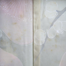 Load image into Gallery viewer, Haori Jacket Vintage(1950-1980) Black Plum blossom Branch Silk #10933F1