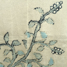 Load image into Gallery viewer, Haori Jacket Vintage(1950-1980) Yellowish White Full Shibori Botanical Silk #10953F2