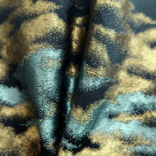 Load image into Gallery viewer, Haori Jacket Vintage(1950-1980) Black Gold Cloud Silk #10993F4