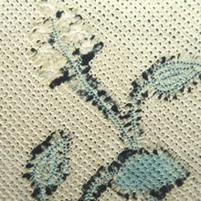 Load image into Gallery viewer, Haori Jacket Vintage(1950-1980) Yellowish White Full Shibori Botanical Silk #10953F2