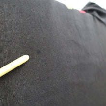 Load image into Gallery viewer, Tomesode Vintage(1920-1950) Black Hand painted Crane Birds Silk #10403A1