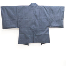 Load image into Gallery viewer, Men's Haori Vintage(1950-1980) Blue Black Mt. Fuji Landscape Silk #10640C4