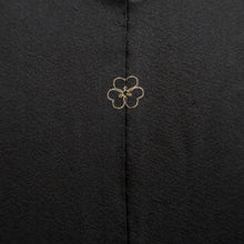 Load image into Gallery viewer, Haori Jacket Vintage(1950-1980) Black Gold Chrysanthemum Silk #10126D3