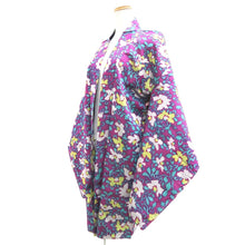 Load image into Gallery viewer, Haori Jacket Vintage(1920-1950) Magenta Meisen Camellia Silk #11053A3