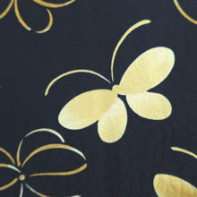 Load image into Gallery viewer, Haori Jacket Midnight blue Butterfly Silk #10854E3