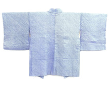 Load image into Gallery viewer, Haori Jacket Vintage(1950-1980) Light Blue Full Shibori Silk #10804D5