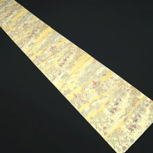 Load image into Gallery viewer, Fukuro Obi Gold Rakchu Saireizu Nagashima Silk BB312V8