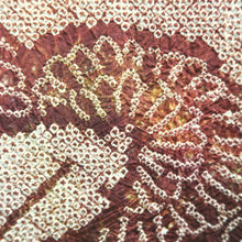 Load image into Gallery viewer, Haori Jacket Vintage(1950-1980) Brown Full Shibori Chrysanthemum Silk #10172D4
