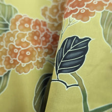 Load image into Gallery viewer, Haori Jacket Khaki Gradation Ajisai Silk #10692D1