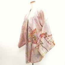 Load image into Gallery viewer, Haori Jacket Vintage(1950-1980) Pale Pink Shibori Tree Silk #10023C4