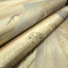 Load image into Gallery viewer, Fukuro Obi Beige Gold Mt. Fuji Landscape Silk BB335V9