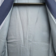 Load image into Gallery viewer, Men's Juban Blueish Gray Landscape Silk #10449A4