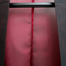 Load image into Gallery viewer, Haori Jacket Vintage(1950-1980) Black Red See-Through Flower Silk #10634C4