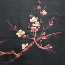 Load image into Gallery viewer, Haori Jacket Black Fully Embroidered Branch Silk #10814E1