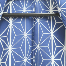 Load image into Gallery viewer, Yukata Vintage(1950-1980) Blue Asanoha Cotton #10758D3