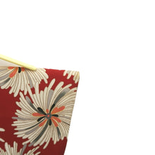 Load image into Gallery viewer, Haori Jacket Vintage(1950-1980) Red Chrysanthemum Silk #11014A1