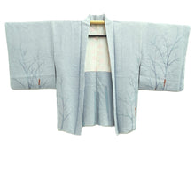 Load image into Gallery viewer, Haori Jacket Light Blue Full Shibori Tree Silk #10835E2