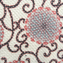 Load image into Gallery viewer, Haori Jacket Vintage(1950-1980) White Shibori Chrysanthemum Karakusa Silk #9805A5