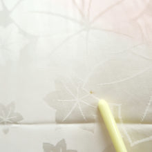 Load image into Gallery viewer, Juban Light Pink White Furisode Flower Shibori Silk #10517B2