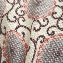 Load image into Gallery viewer, Haori Jacket Vintage(1950-1980) White Shibori Chrysanthemum Karakusa Silk #9805A5