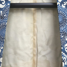 Load image into Gallery viewer, Haori Jacket Vintage(1950-1980) Blue White Karakusa Peony Silk #10614C3