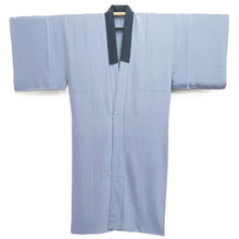 Load image into Gallery viewer, Men's Juban Blueish Gray Landscape Silk #10664C5