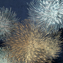 Load image into Gallery viewer, Haori Jacket Vintage(1950-1980) Black Gold Fireworks Silk #10824E1