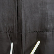 Load image into Gallery viewer, Men's Kimono Vintage(1950-1980) Black Montsuki Habutae Silk #10868E4
