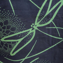 Load image into Gallery viewer, Yukata Vintage(1950-1980) Navy Dragonfly Chrysanthemum Cotton #10486B1