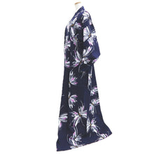 Load image into Gallery viewer, Yukata Vintage(1950-1980) Navy Butterfly Cotton #10759D3