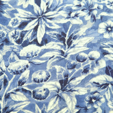 Load image into Gallery viewer, Haori Jacket Vintage(1950-1980) Blue Flower Silk #10684D1