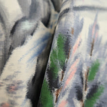 Load image into Gallery viewer, Haori Jacket Vintage(1920-1950) White Gray Meisen Landscape Silk #11003F5