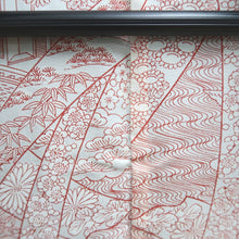 Load image into Gallery viewer, Haori Jacket Vintage(1950-1980) Black Shidare Sakura Silk #9806B1