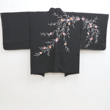 Load image into Gallery viewer, Haori Jacket Vintage(1950-1980) Black Shidare Sakura Silk #9806B1