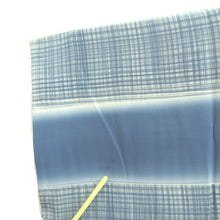 Load image into Gallery viewer, Men's Juban Vintage(1950-1980) Light Blue Lattice Silk #10296E5