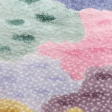 Load image into Gallery viewer, Haori Jacket Vintage(1950-1980) Red Yellow Blue Cloud Silk #10574B5