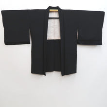 Load image into Gallery viewer, Haori Jacket Vintage(1950-1980) Black Plum blossom Branch Silk #10008C3