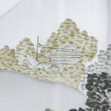 Load image into Gallery viewer, Men's Juban Blueish Gray Landscape Silk #10664C5