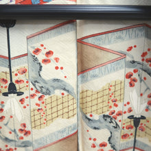 Load image into Gallery viewer, Haori Jacket Vintage(1950-1980) Black Brown Flower Silk #9731A1