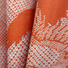 Load image into Gallery viewer, Juban Vintage(1920-1950) Red Crane Birds Silk #10367F4