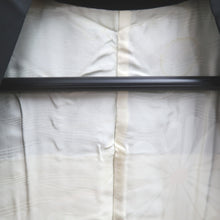 Load image into Gallery viewer, Haori Jacket Vintage(1950-1980) Black Gold Silver Wave Silk #10825E1